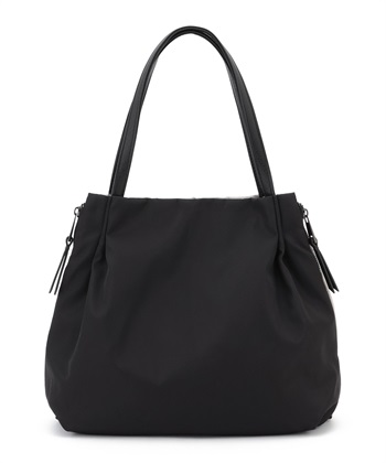 配色ナイロンバッグ(ブラック-フリー)