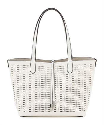 カットエコレザーバッグ(オフホワイト-フリー)