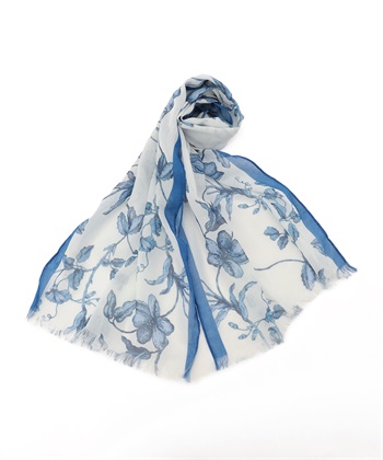 A/C DESIGN BY ALPHA CUBIC フラワープリントストール_variationthumb_2