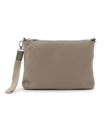 レザーサコッシュ(ベージュ-FREE)