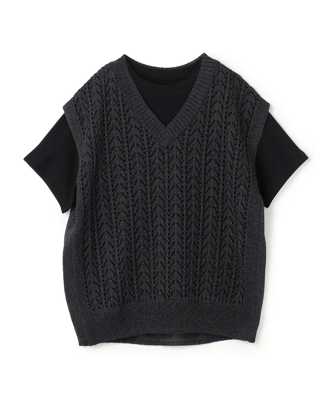 ATSURO TAYAMA ニットベスト×カットソー2点セット_variation_1