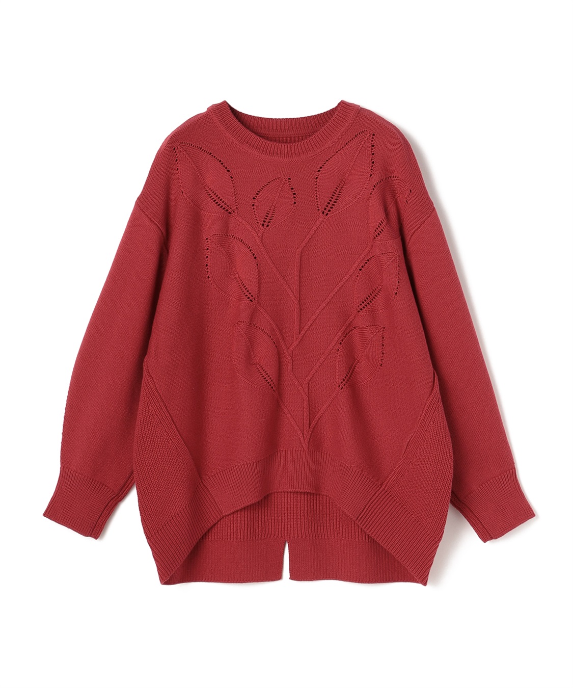 ATSURO TAYAMA リーフモチーフニットトップス_main