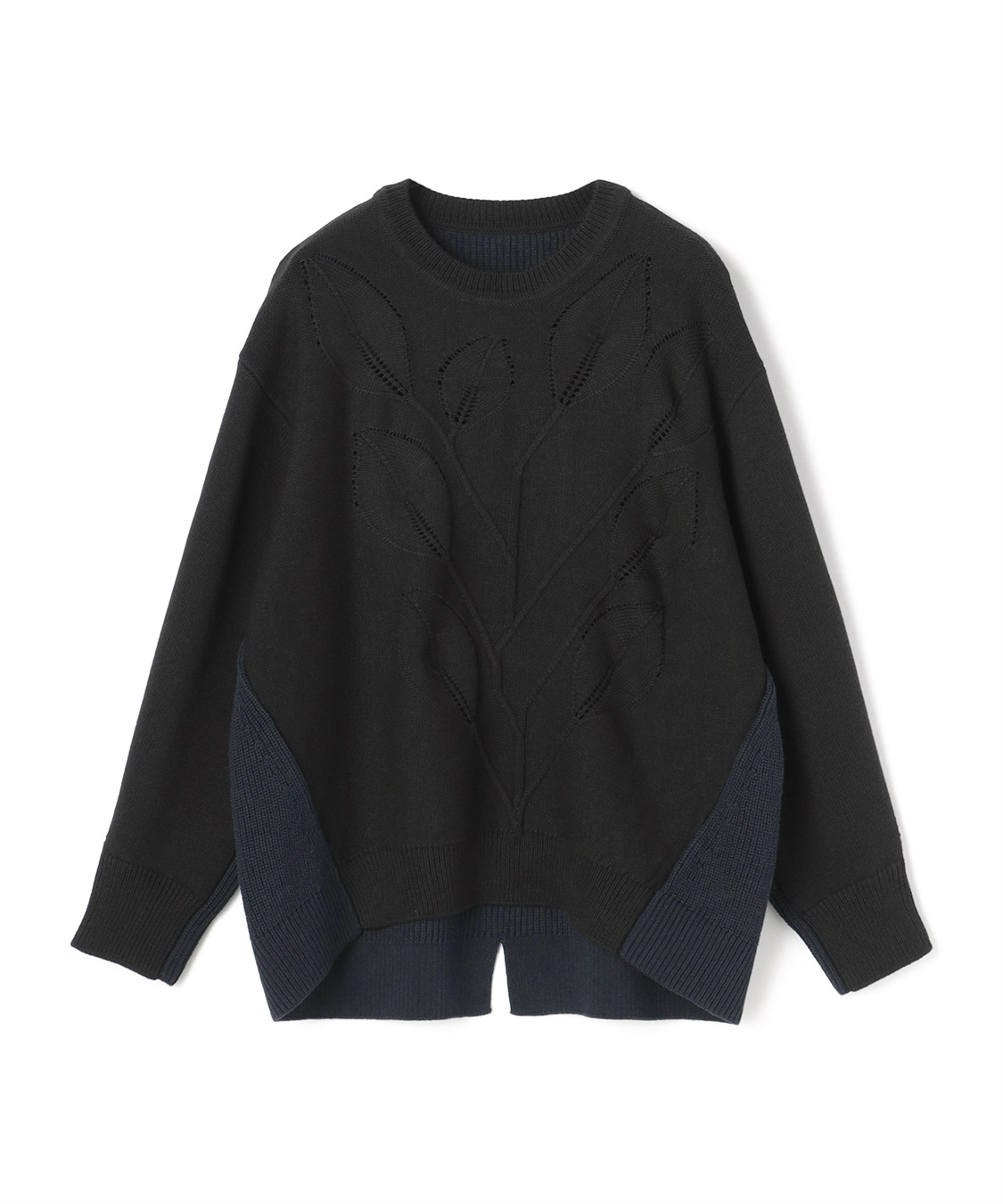 ATSURO TAYAMA リーフモチーフニットトップス_variation_2