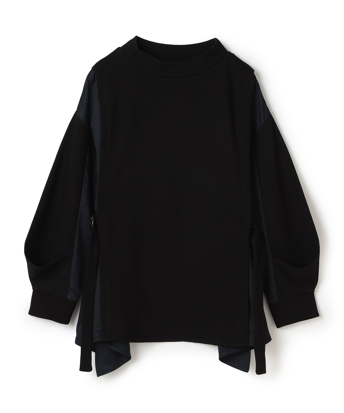 ATSURO TAYAMA 異素材切り替え変形シルエットプルオーバー_variation_1