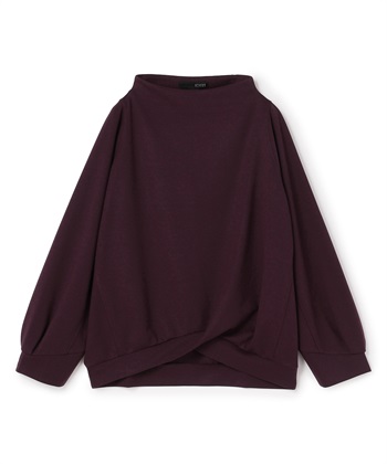 前タックドルマリンスリーブプルオーバー(ボルドー-36)