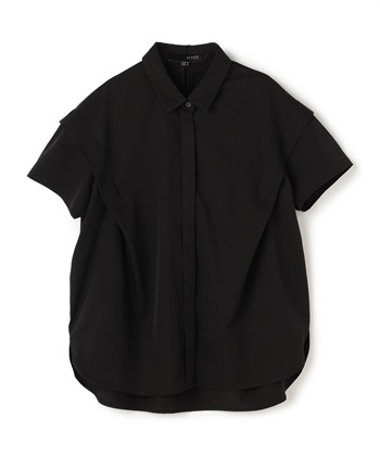タックバルーンシャツ(ブラック-36)