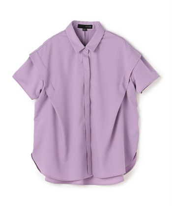 タックバルーンシャツ(パープル-36)