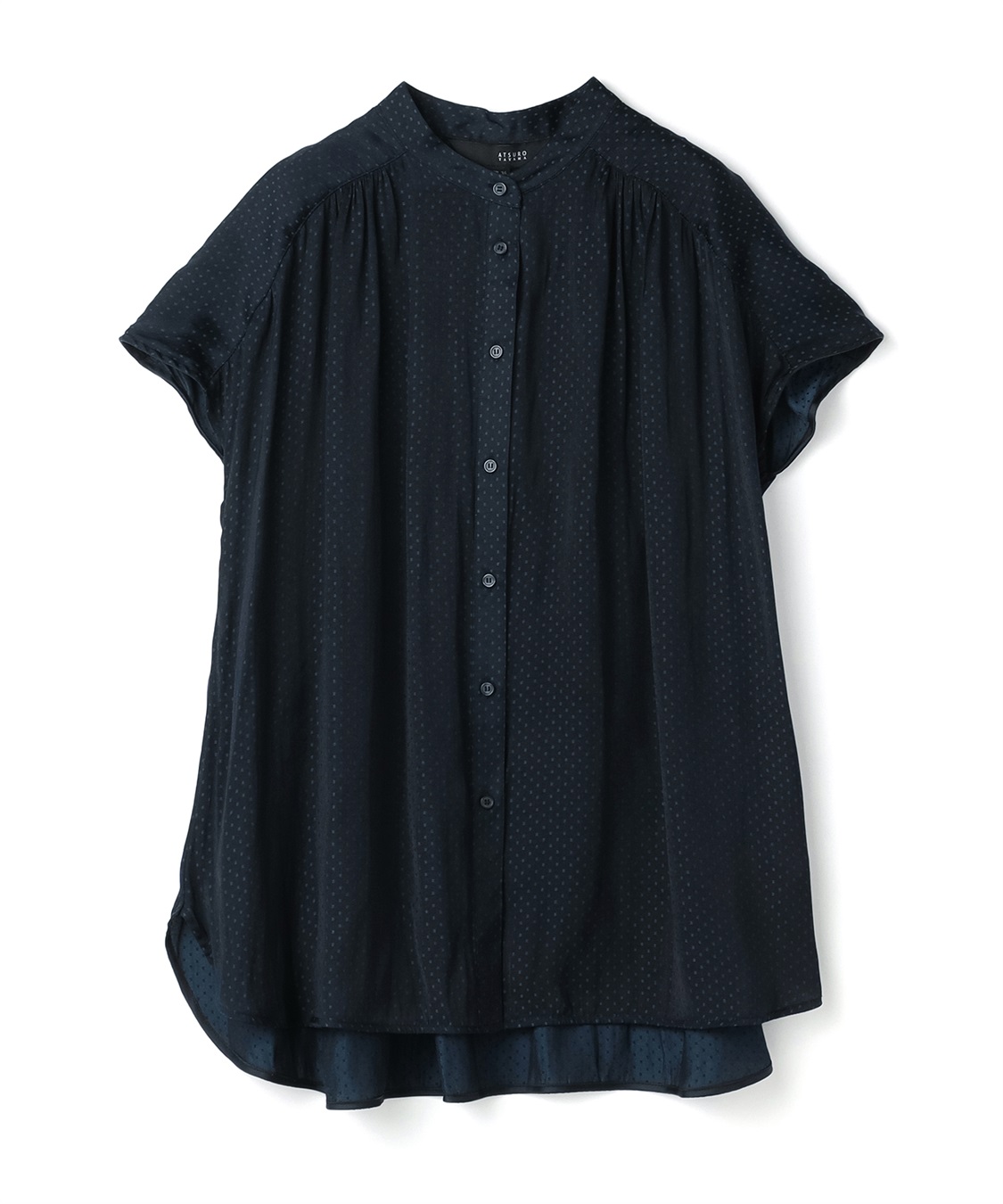 ATSURO TAYAMA バンドカラーフレンチスリーブシャツ_variation_3