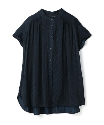 ATSURO TAYAMA バンドカラーフレンチスリーブシャツ_variationthumb_3