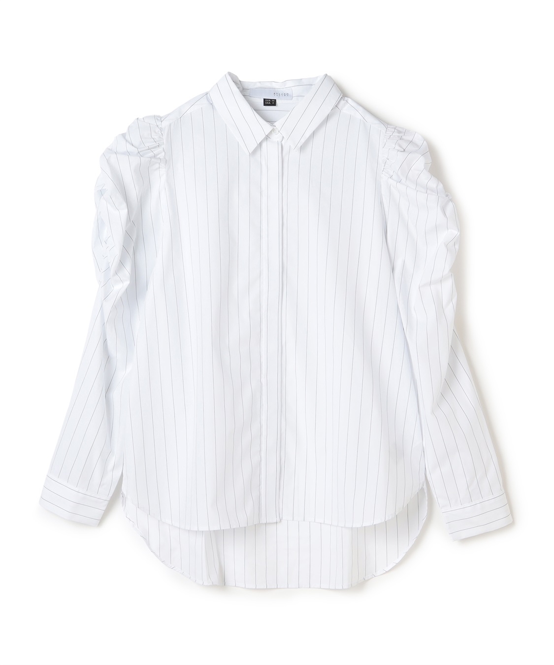 ATSURO TAYAMA ボリューム袖ストライプシャツ_variation_1