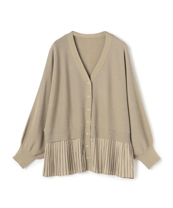 ATSURO TAYAMA プリーツ切り替えビスコースカーディガン_variationthumb_1