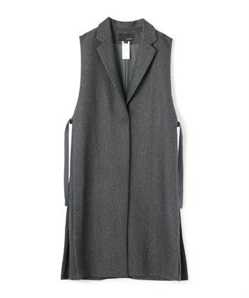 サイドマチテーラードベスト(グレー-36)
