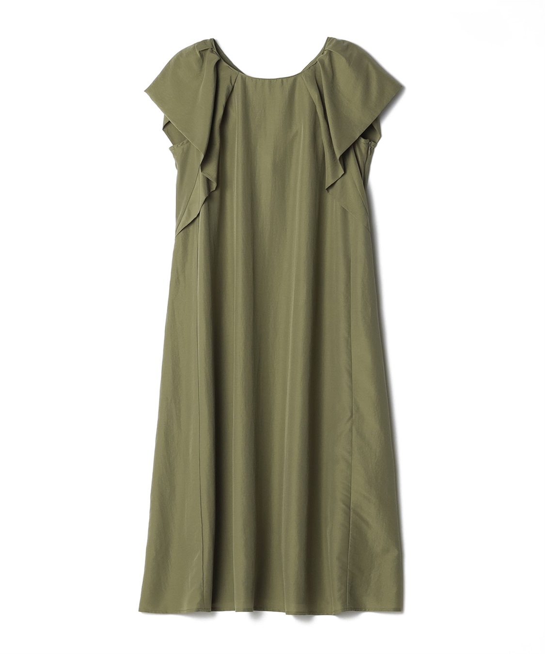 ATSURO TAYAMA フリル袖ロング丈ワンピース_variation_2