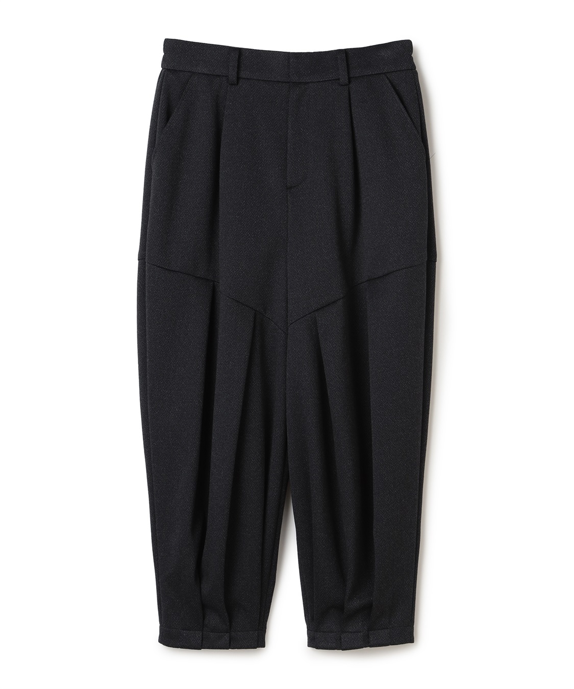 ATSURO TAYAMA ヘリンボーン柄ジョガーパンツ_main