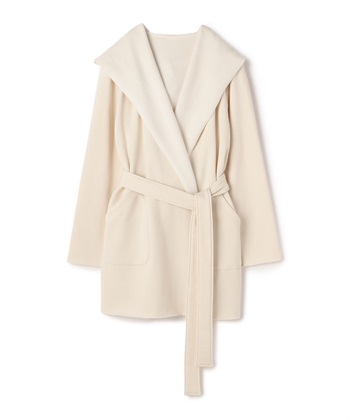 ショールカラーコート(ベージュ-36)