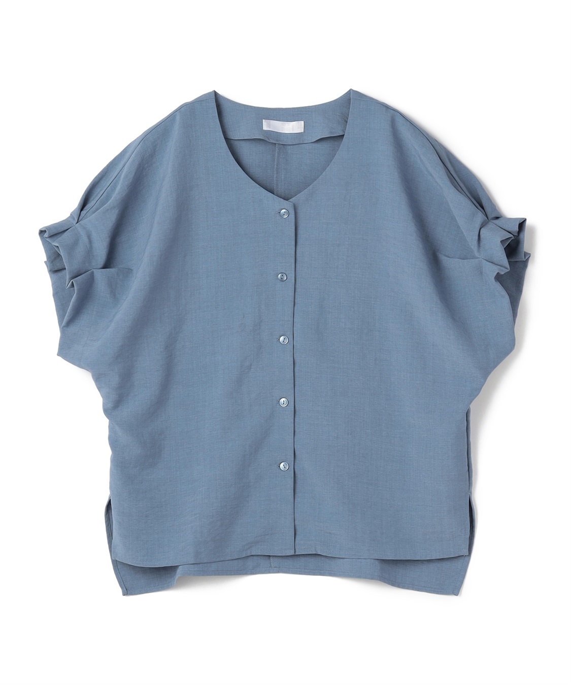 CROSS FUNCTION 《シワになりにくい》サマナチュラ袖ボリュームタックブラウス【CF/クロスファンクション】_variation_5