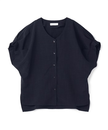 CROSS FUNCTION 《シワになりにくい》サマナチュラ袖ボリュームタックブラウス【CF/クロスファンクション】_variationthumb_6