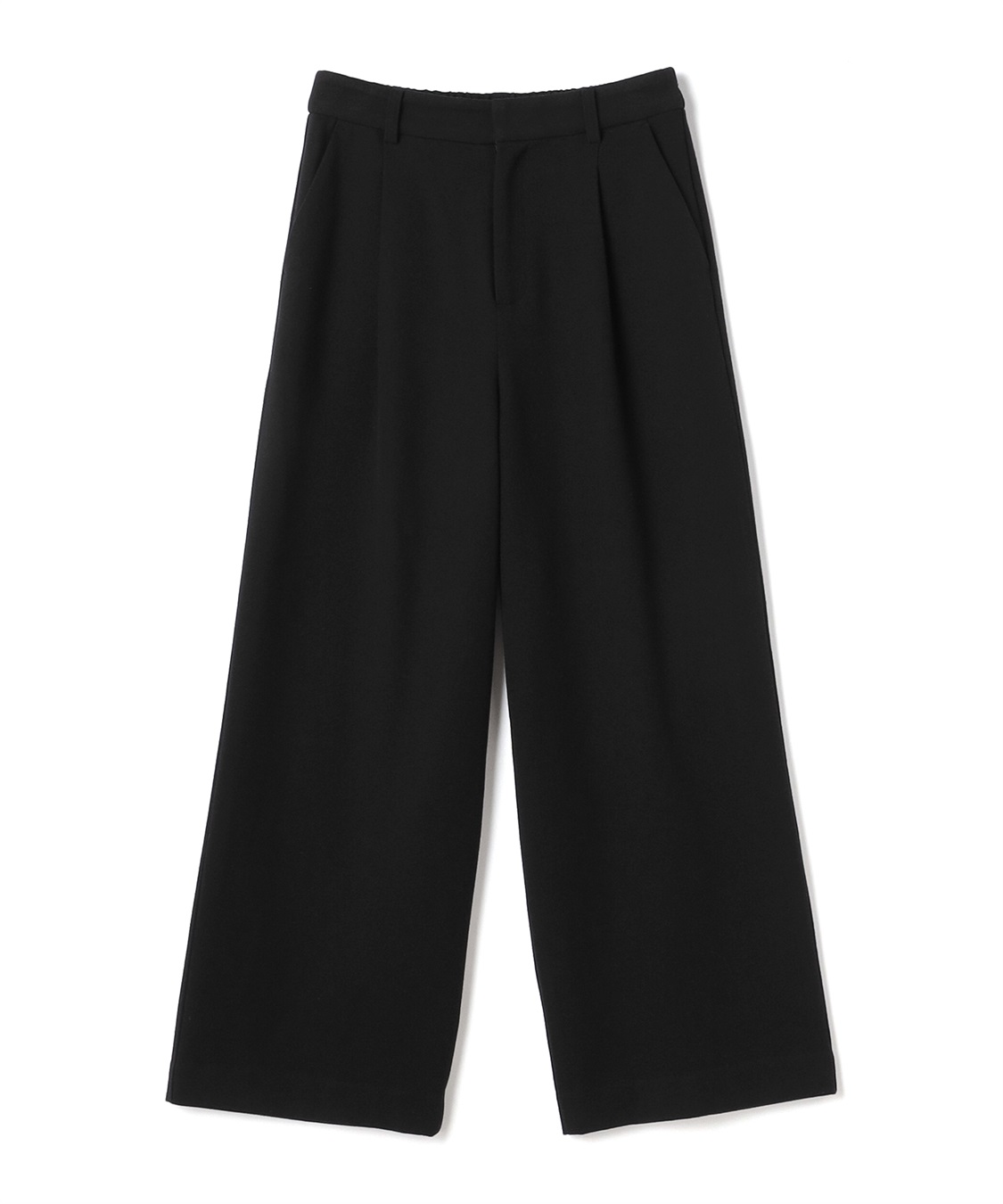 CROSS FUNCTION 《ストレッチ》エブ楽 ウールライクタックワイドパンツ【CF/クロスファンクション】_variation_1