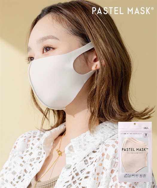 パステルマスク グランパス Pastelmask 2枚入 ３ｄ布マスク 三層構造 ポリエステル素材 Cross Marche クロスプラス公式通販サイト