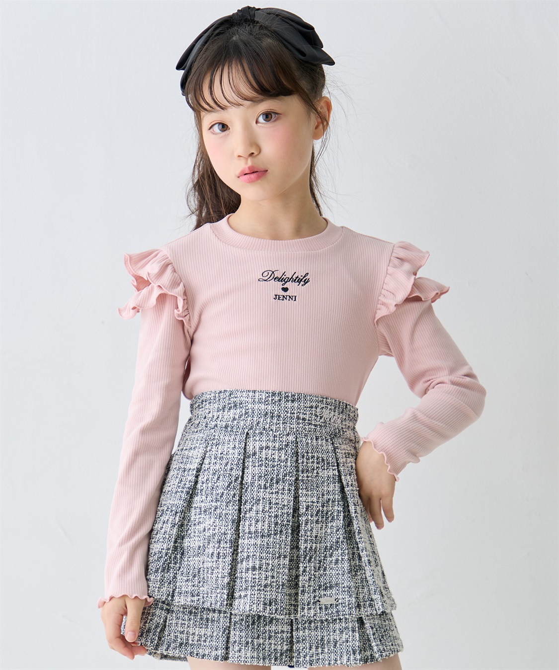 JENNI 【JENNI/ジェニィ】肩あきリブTシャツ_variation_2