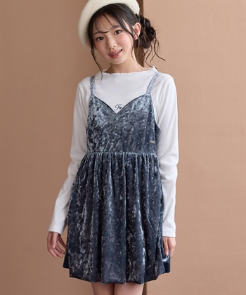 JENNI 【JENNI/ジェニィ】【9月下旬入荷】ビジュー付きキャミワンピースアンサンブル_variationthumb_2