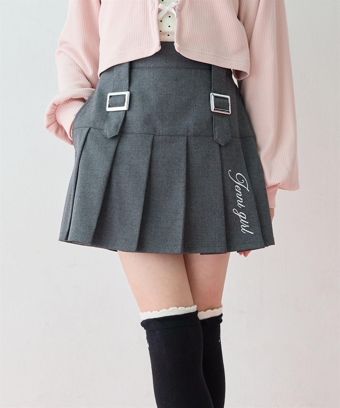 JENNI 【JENNI/ジェニィ】【アジャスターあり】プリーツスカパン_main