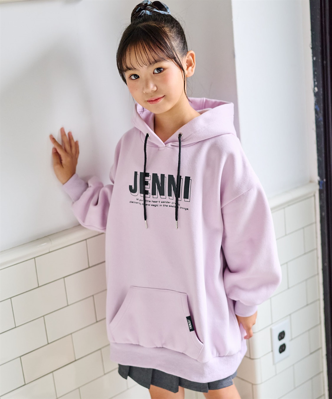 JENNI 【JENNI/ジェニィ】フード付きビッグロゴパーカー_variation_2