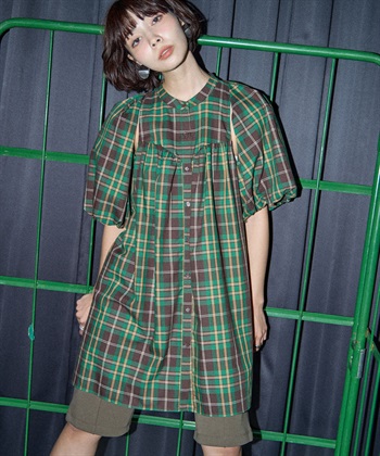 ELLEgirl ボレロSETチェックシャツチュニック_variationthumb_1