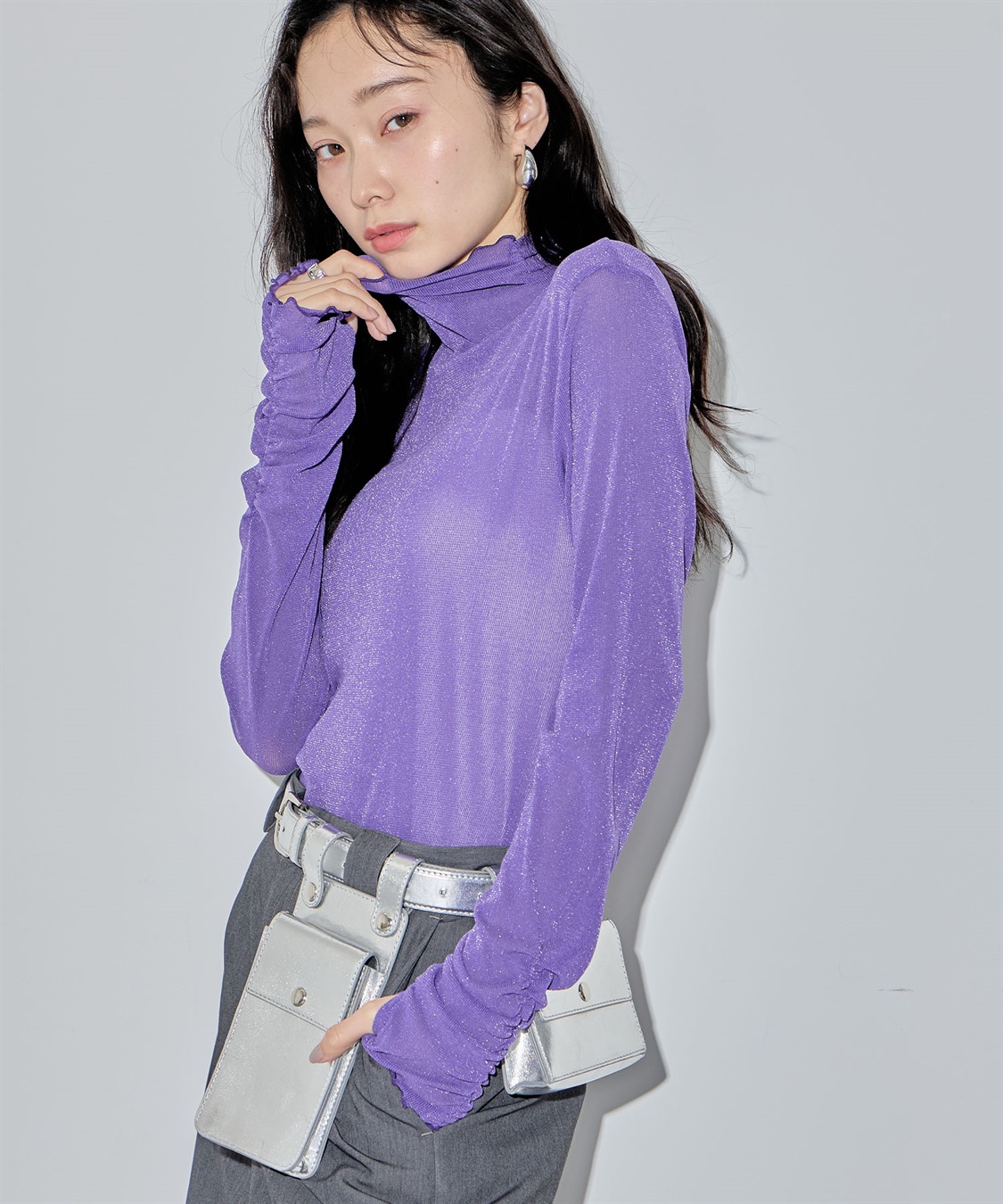 ELLEgirl シアーラメインナートップス_variation_3