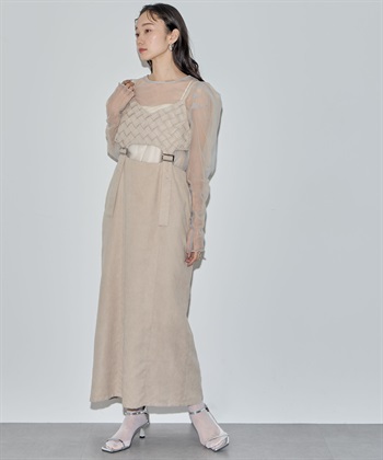 ELLEgirl カットワークプリーツジャンパースカート_variationthumb_1