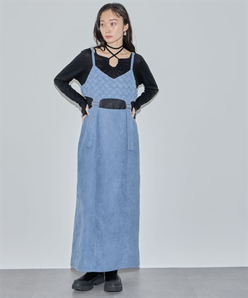 ELLEgirl カットワークプリーツジャンパースカート_variationthumb_3