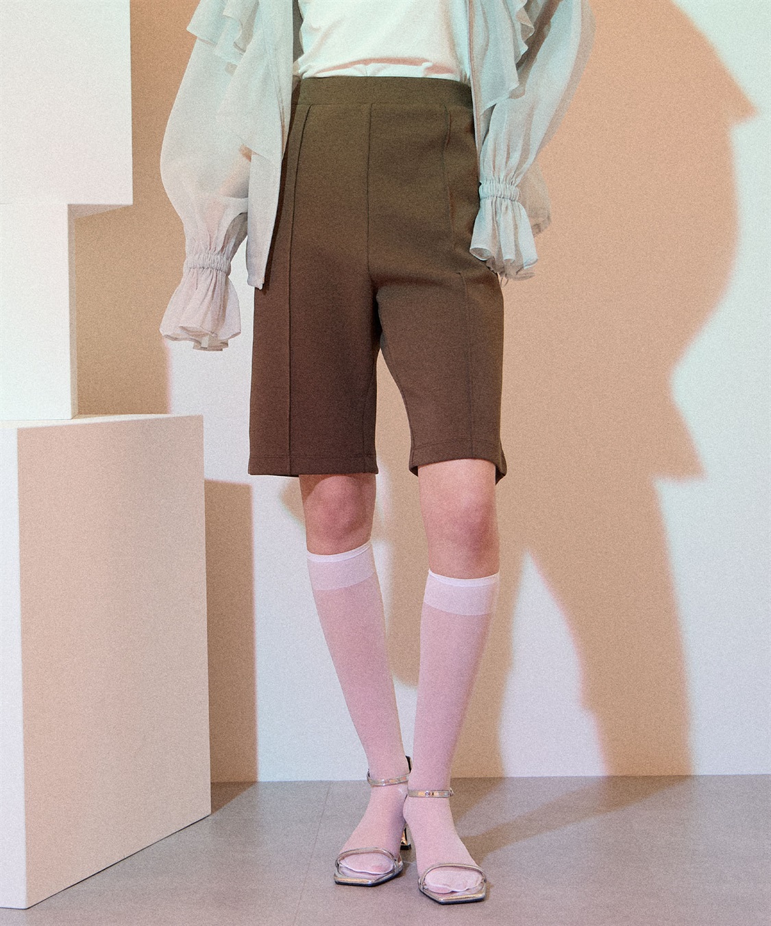 ELLEgirl センターシームハーフパンツ_variation_1