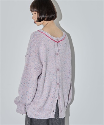NILoS カーディガン UNISEX】エンブロイラインカーディガン(トップス)｜LOVELESS