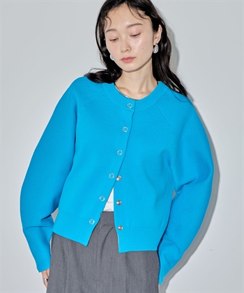 ドルマンカーデガン ドルマンスウェットライクニットカーディガン ELLEgirl｜クロスプラス