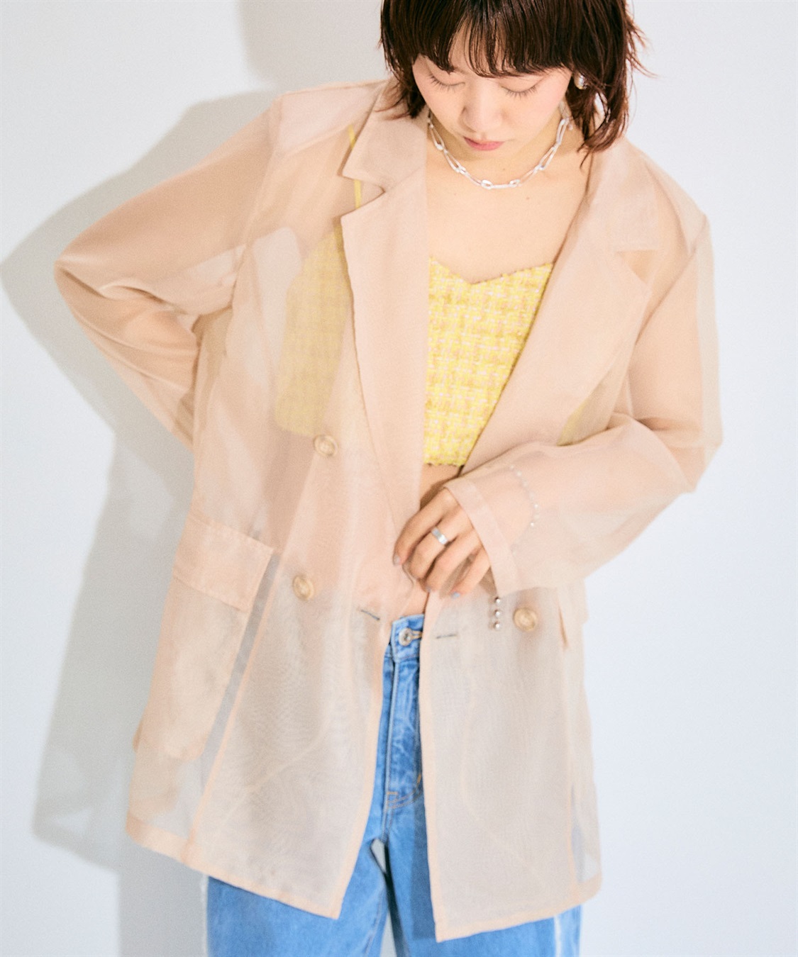 ✨極美品✨LL✨ブラックレーベル　リネン混カバーオール　ジャケット　ベージュ レディース 撥水 インサレーションフーデッドジャケットオール