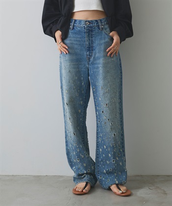 ELLEgirl ダメージクラッシュデニムパンツ_variationthumb_2