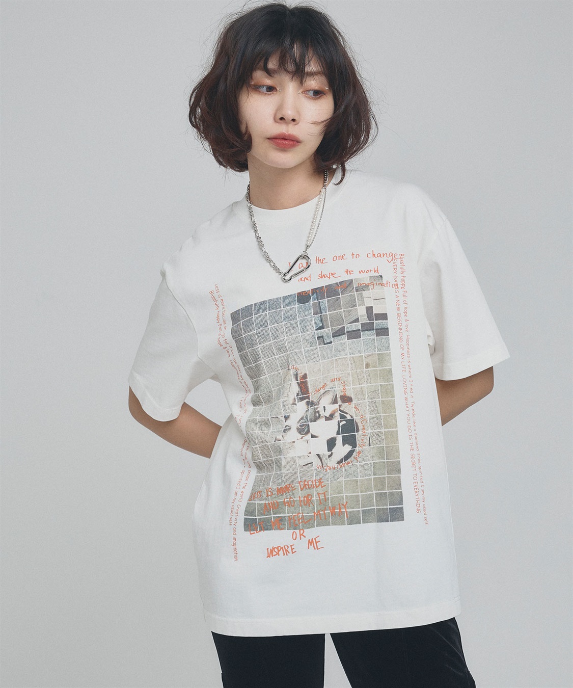 ELLEgirl フォトプリントTシャツ