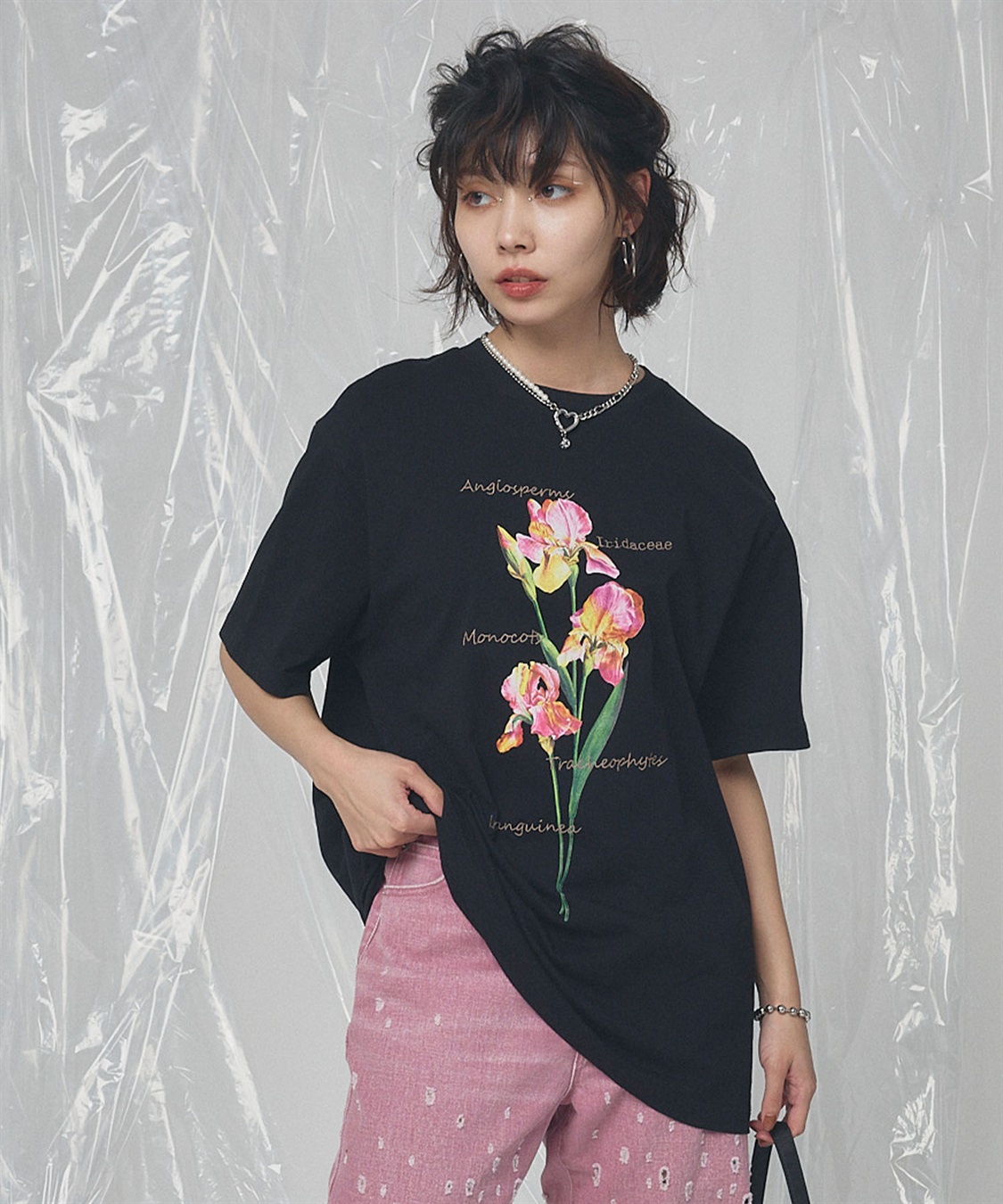 ELLEgirl アイリスプリントチュニックTシャツ