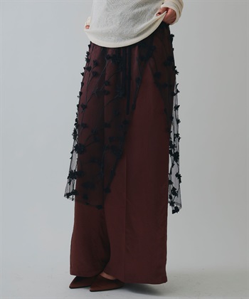 ELLEgirl フラワーモチーフラップスカート_variationthumb_2