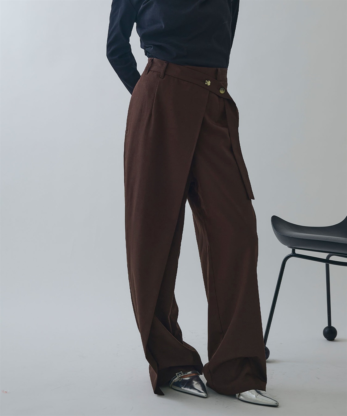 ELLEgirl ラップワイドパンツ