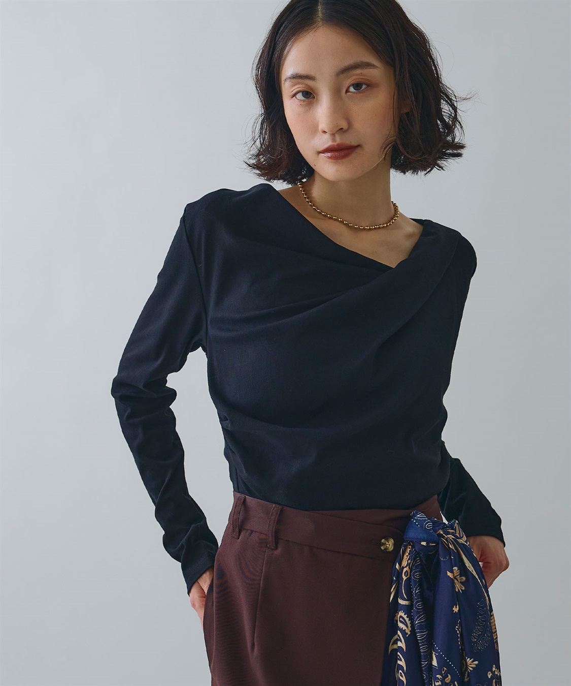 ELLEgirl ドレープオフショルトップス_variation_2