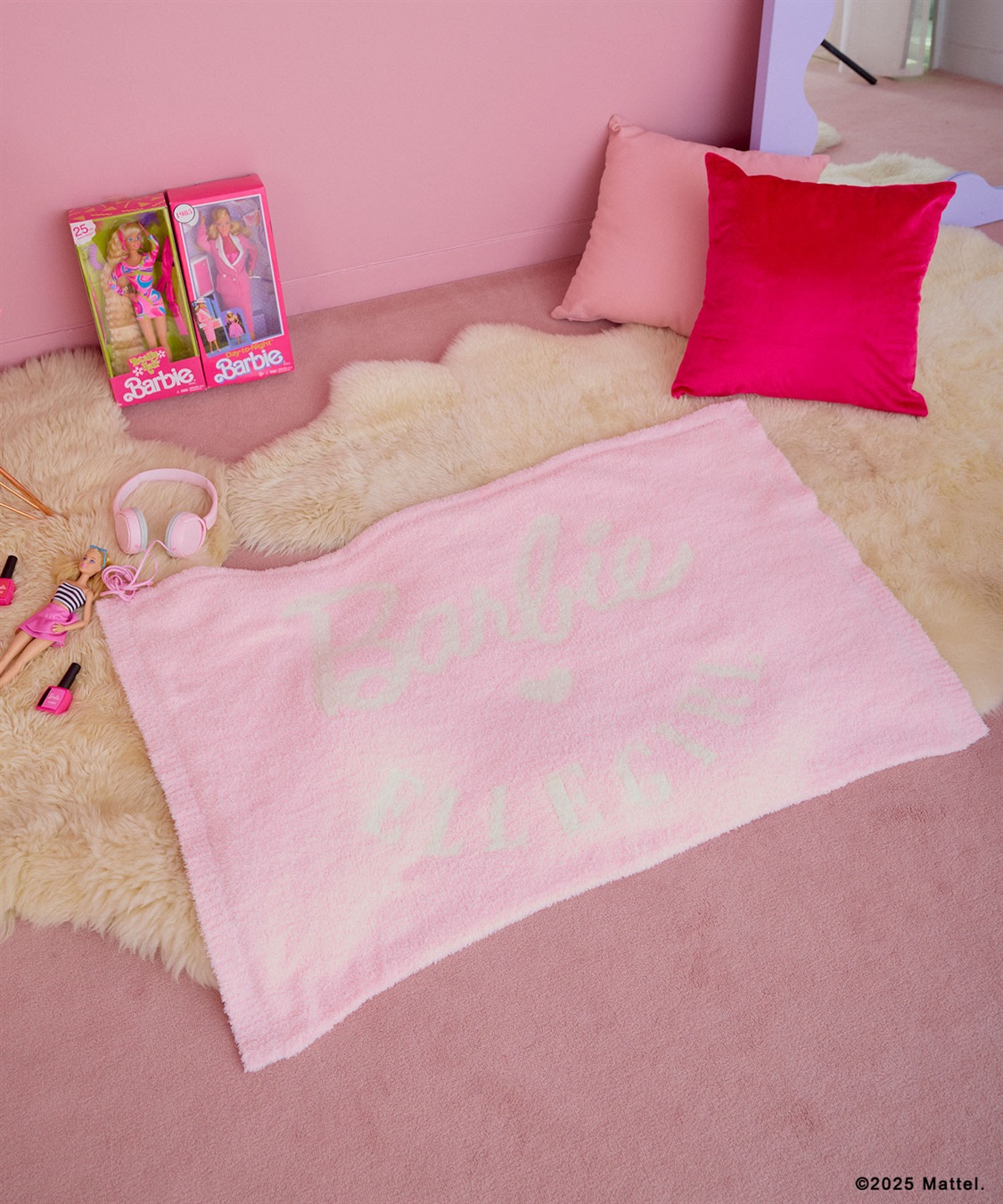 ELLEgirl 《Barbie&#215;ELLEgirl》マシュマロタッチブランケット_variation_1