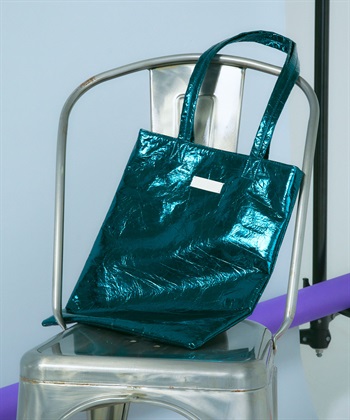 メタリックトート(エメラルドグリーン-FREE)