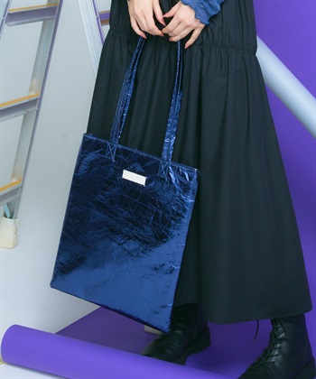 メタリックトート(バイオレット-FREE)