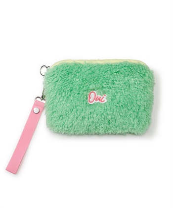 カラーボアスクエアポーチ(ライトグリーン-FREE)