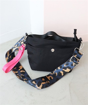 撥水 2wayショルダーバック(ブラック-FREE)