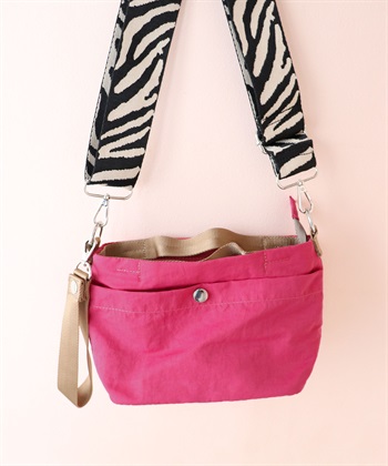 撥水 2wayショルダーバック(ピンク-FREE)