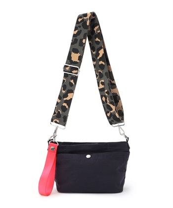 撥水 2wayショルダーバック(ネイビー-FREE)