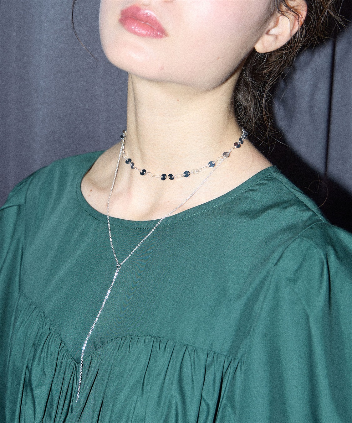 ELLEgirl スパンコールチョーカーネックレス_variation_1