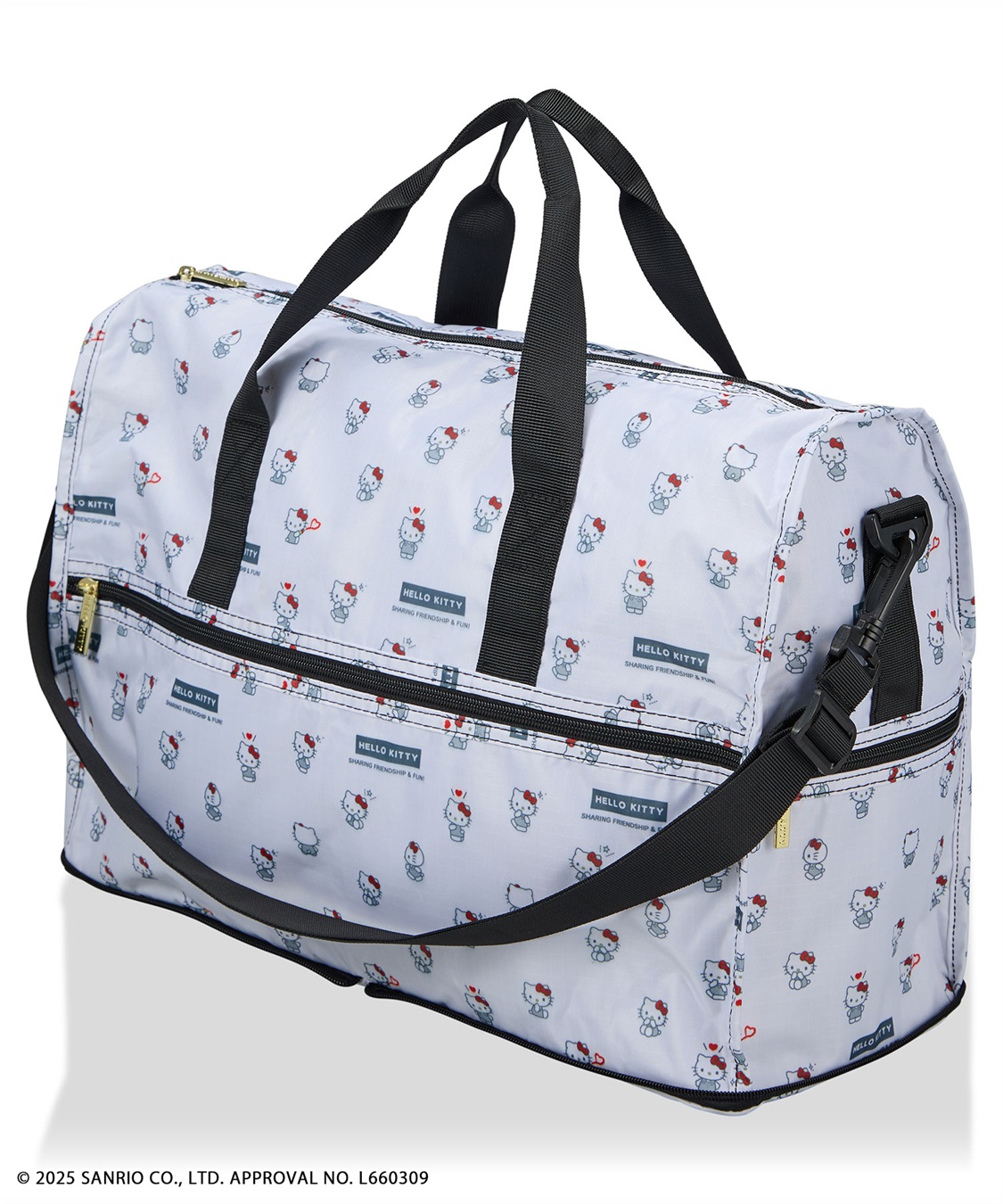 sanrio characters】HELLO KITTY/ハローキティ 折りたたみ ボストン